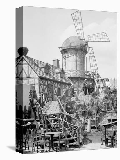 The Windmill, Hammersteins Paradise Gardens, New York-null-Stretched Canvas