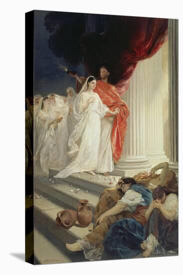 The Wise and Foolish Virgins, 1886-Ernst Friedrich von Liphardt-Premier Image Canvas