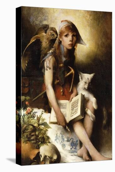 The Witch's Daughter-Carl Larsson-Premier Image Canvas