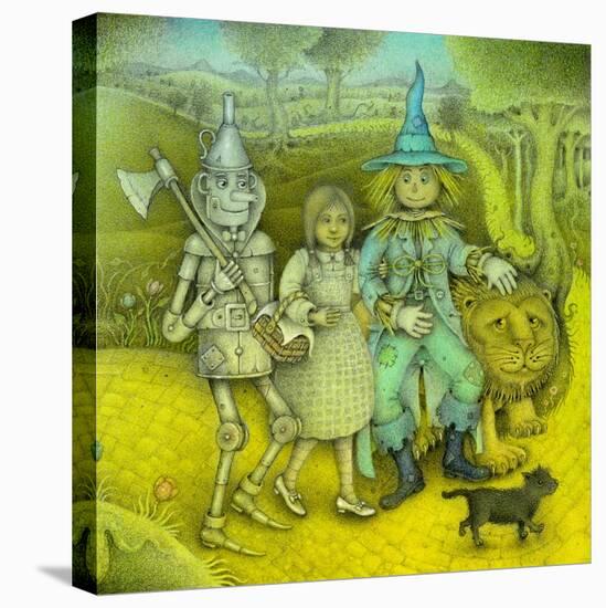 The Wizard of Oz, 2002 (w/c, ink,coloured pencil & graphite)-Wayne Anderson-Premier Image Canvas