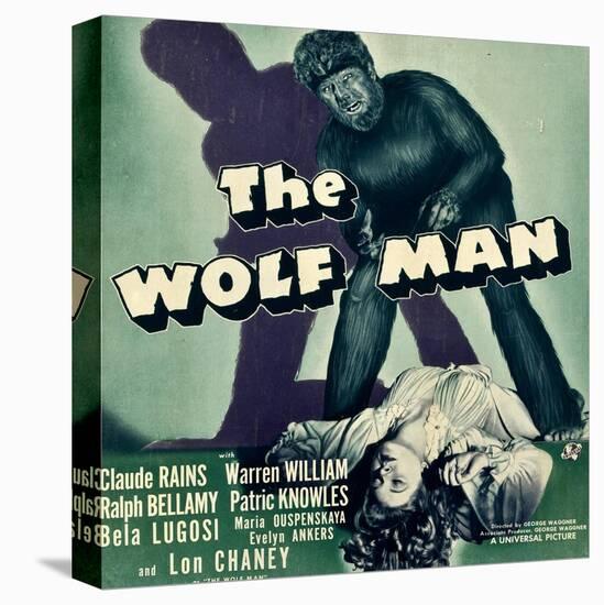 The Wolf Man, 1941-null-Stretched Canvas