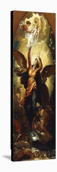 The Woman Clothed with the Sun Fleeth from the Persecution of the Dragon'-Benjamin West-Premier Image Canvas