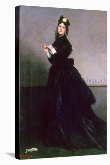 The Woman with the Glove, 1869-Charles Emile Auguste Carolus-Duran-Premier Image Canvas