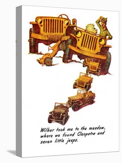 "The Wonderful Life of Wilbur the Jeep" E, January 29,1944-Norman Rockwell-Premier Image Canvas