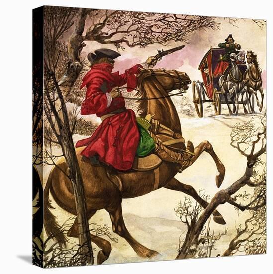 The Wonderful Story of Britain: Highwaymen and Robbers-Peter Jackson-Premier Image Canvas