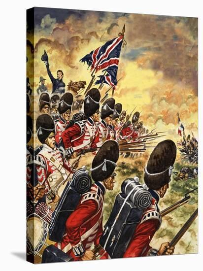 The Wonderful Story of Britain: The Battle of Waterloo-Peter Jackson-Premier Image Canvas