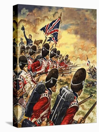 The Wonderful Story of Britain: The Battle of Waterloo-Peter Jackson-Premier Image Canvas