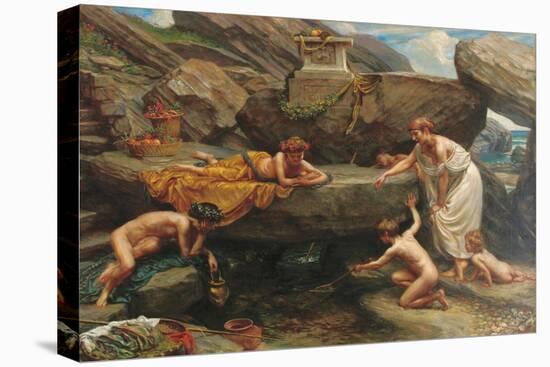 The Wonders of the Deep: an Idyll-Sir Edward John Poynter-Premier Image Canvas