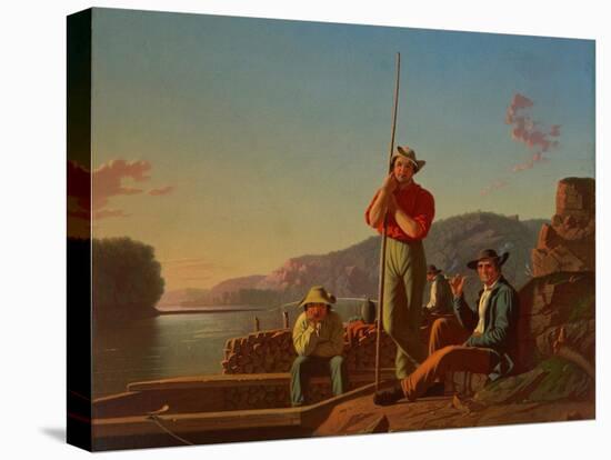 The Wood-Boat, 1850-George Caleb Bingham-Premier Image Canvas