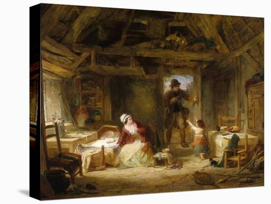 The Woodcutter's Cottage-Frederick Goodall-Premier Image Canvas