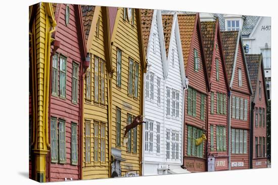 The Wooden Hanseatic Merchants Buildings of the Bryggen, Norway-Amanda Hall-Premier Image Canvas