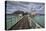 The Wooden Walkway To The Over Water Bungalows At 4 Seasons Bora Bora With Mt Otemanu In Distance-Karine Aigner-Premier Image Canvas