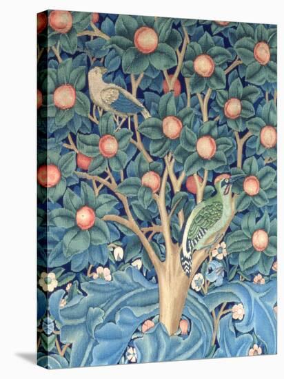 The Woodpecker Tapestry, Detail of the Woodpeckers, 1885 (Tapestry)-William Morris-Premier Image Canvas