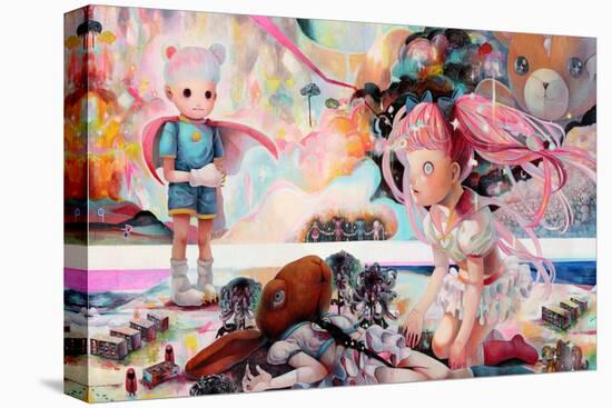 The World We Do Not Know, That Today-Hikari Shimoda-Stretched Canvas