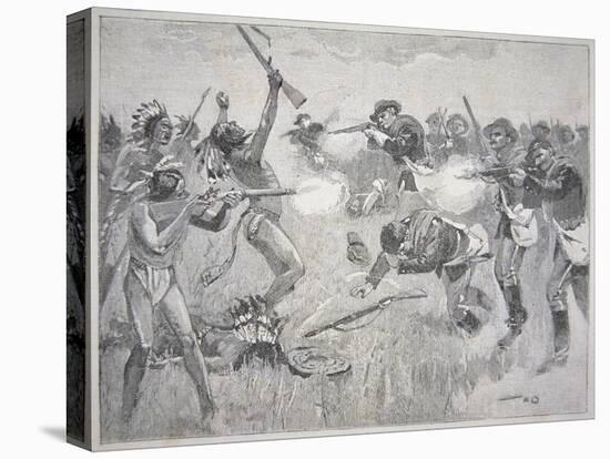 The Wounded Knee Massacre, 29th December 1890-American School-Premier Image Canvas