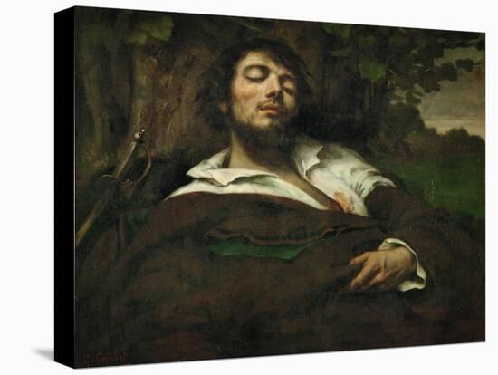 The Wounded Man, circa 1855-Gustave Courbet-Premier Image Canvas