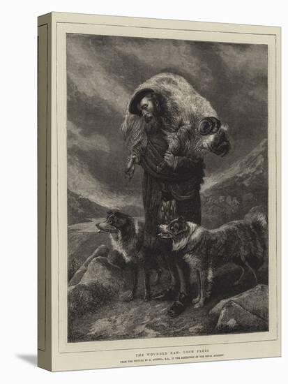 The Wounded Ram, Loch Freig-Richard Ansdell-Premier Image Canvas