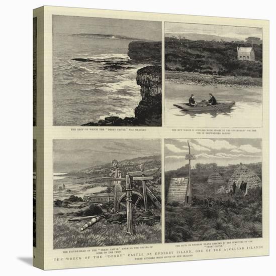 The Wreck of the Derry Castle on Enderby Island; One of the Auckland Islands-null-Premier Image Canvas