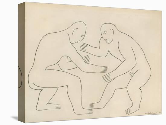 The Wrestlers, 1913-Henri Gaudier-brzeska-Premier Image Canvas