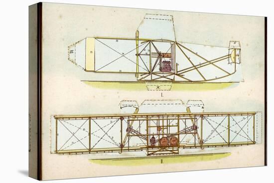 The Wright Flyer I in Which the First Powered Flight is Made at Kill Devil Hills North Carolina-null-Premier Image Canvas