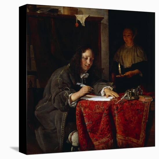 The Writer-Gabriel Metsu-Premier Image Canvas