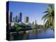 The Yarra River and City Buildings from Princes Bridge, Melbourne, Victoria, Australia-Richard Nebesky-Premier Image Canvas