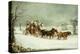 The York to London Royal Mail on the Open Road in Winter-Henry Thomas Alken-Premier Image Canvas