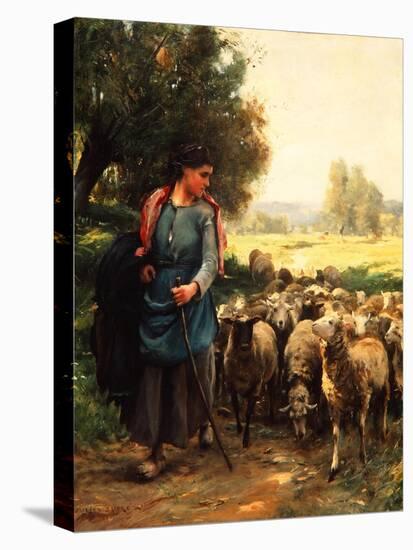 The Young Shepherdess, C.1900-Julien Dupre-Premier Image Canvas