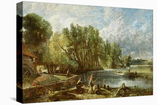 The Young Waltonians - Stratford Mill, c.1819-25-John Constable-Premier Image Canvas