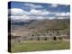 The Zig-Zag Fortress of Sacsayhuaman, with Cuzco in the Background, Cuzco, Peru, South America-Richard Maschmeyer-Premier Image Canvas