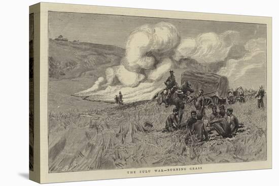 The Zulu War, Burning Grass-William Lionel Wyllie-Premier Image Canvas