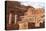 Theatre Carved into the Mountainside, with Stage Wall and Columns, Petra, Jordan, Middle East-Eleanor Scriven-Premier Image Canvas