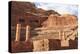 Theatre Carved into the Mountainside, with Stage Wall and Columns, Petra, Jordan, Middle East-Eleanor Scriven-Premier Image Canvas