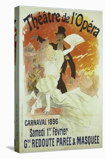 Theatre de l'Opera, Carnaval 1896, Samedi 1er Fevrier, Grande Redoute Paree and Masquee-Jules Chéret-Premier Image Canvas
