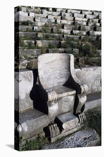 Theatre in Priene, Turkey-null-Premier Image Canvas