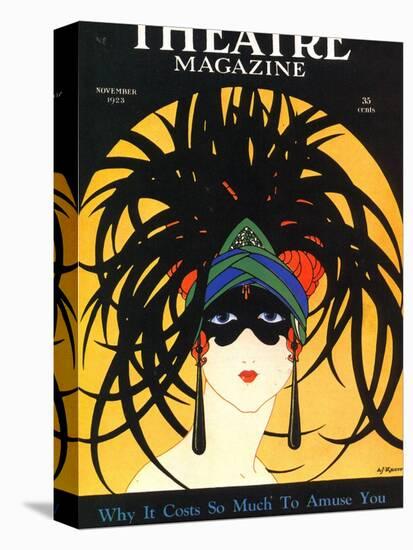 Theatre, Masks Magazine, USA, 1920-null-Premier Image Canvas