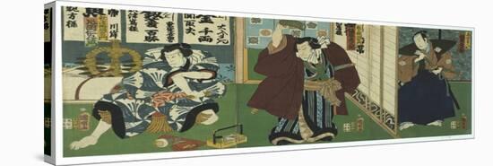 Theatre Scene, 1844-Utagawa Kunisada-Premier Image Canvas