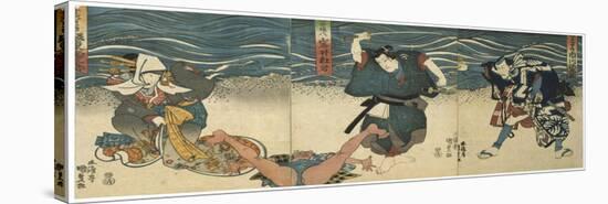 Theatre Scene, 1844-Utagawa Kunisada-Premier Image Canvas