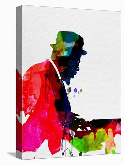 Thelonious Watercolor-Lora Feldman-Stretched Canvas