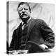 Theodore Roosevelt, Delivering a Campaign Speech, 1900's-null-Stretched Canvas
