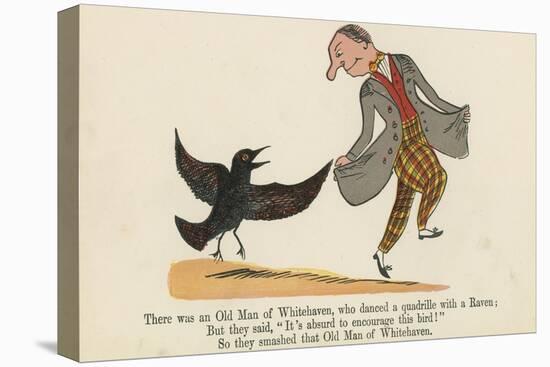 There Was an Old Man of Whitehaven, Who Danced a Quadrille with a Raven-Edward Lear-Premier Image Canvas