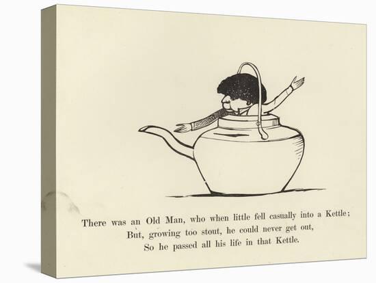 There Was an Old Man, Who When Little Fell Casually into a Kettle-Edward Lear-Premier Image Canvas