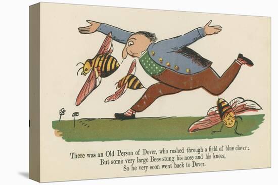 There Was an Old Person of Dover, Who Rushed Through a Field of Blue Clover-Edward Lear-Premier Image Canvas