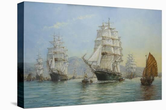 Thermopylae and Cutty Sark Leaving Foochow in 1872, 2008-John Sutton-Premier Image Canvas