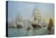 Thermopylae and Cutty Sark Leaving Foochow in 1872, 2008-John Sutton-Premier Image Canvas