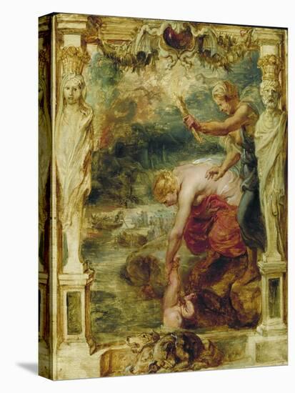 Thetis Dipping the Infant Achilles into the River Styx, 1630-1635-Peter Paul Rubens-Premier Image Canvas