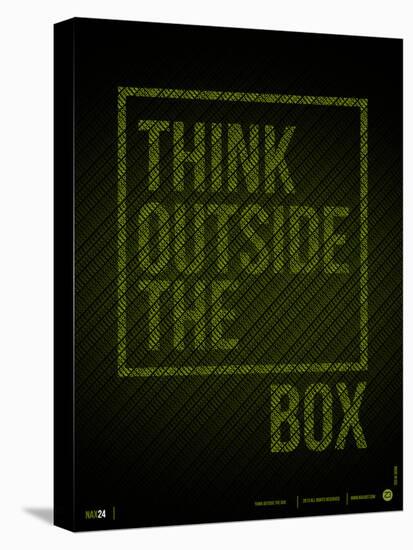 Think Outside of The Box Poster-NaxArt-Stretched Canvas