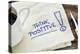 Think Positive - Motivational Slogan on a Napkin with a Cup of Coffee-PixelsAway-Premier Image Canvas