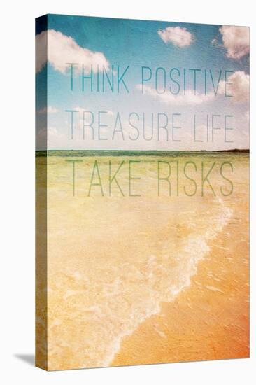 Think Positive-Susan Bryant-Stretched Canvas