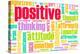 Thinking Positive As An Attitude Abstract Concept-kentoh-Stretched Canvas